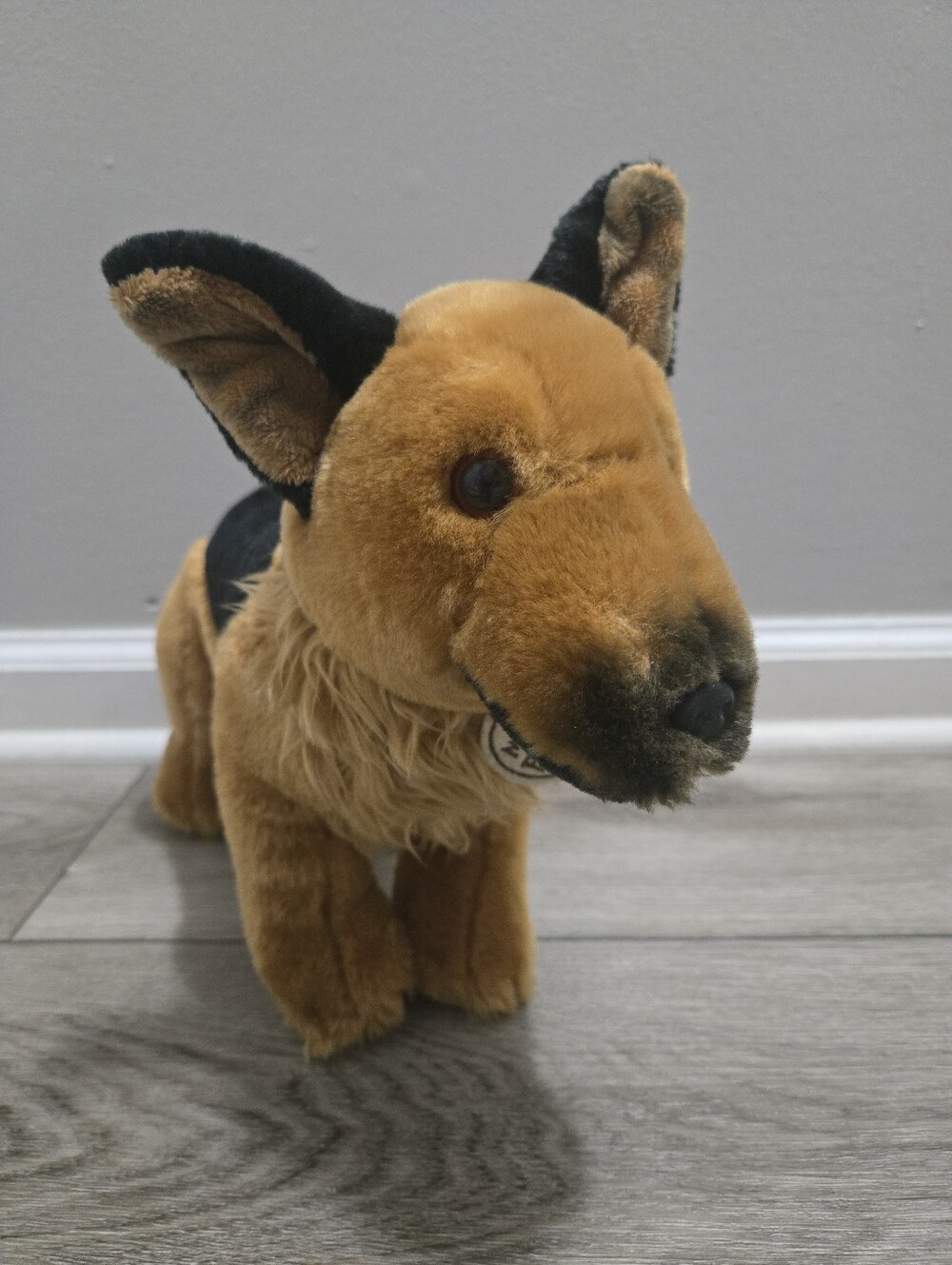 Hallmark My Best Friend German Shepherd Plush Stuffed Animal Cute Cuddle Dog 13"